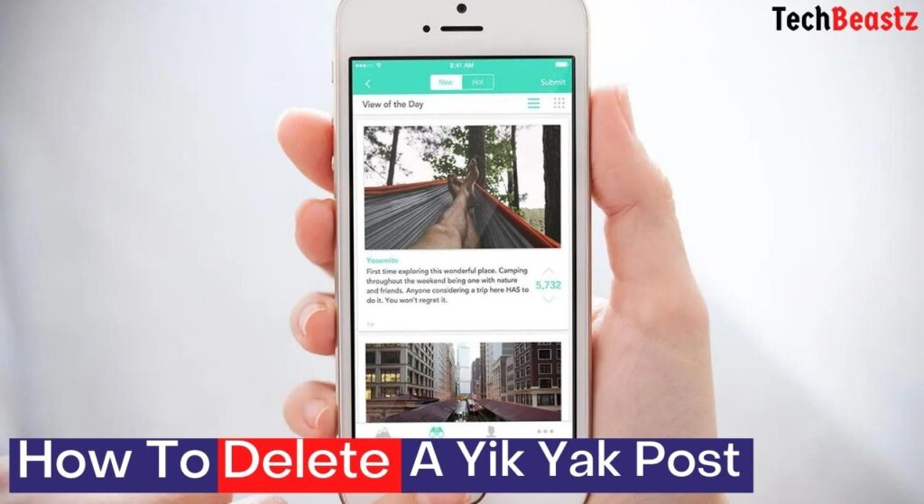 How To Delete a Yik Yak Post