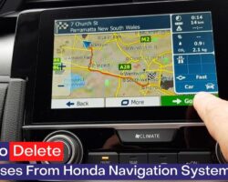 How To Delete Addresses From Honda Navigation System