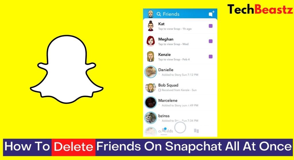 How To Delete Friends On Snapchat All At Once